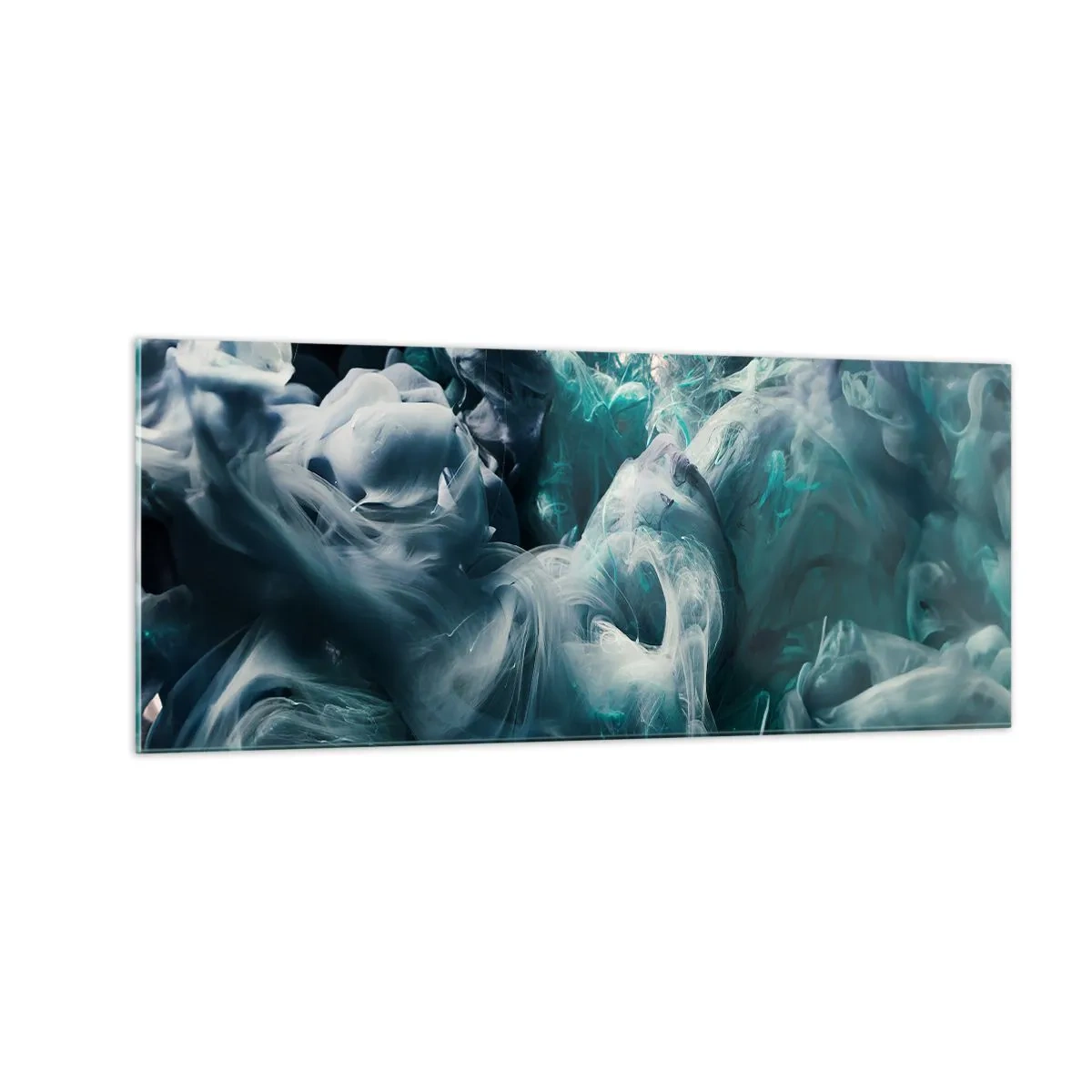 Schilderen op glas - De nobele kilheid van steen - 100x40 cm