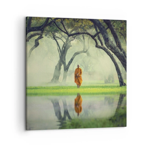 Schilderen op canvas - Op weg naar verlichting - 50x50 cm