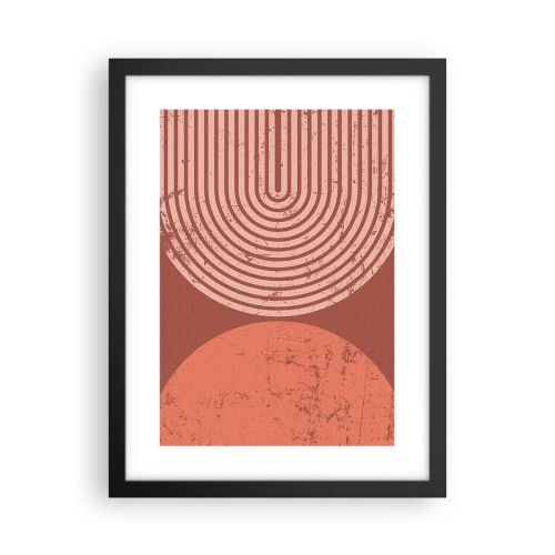 Poster in een zwarte lijst - Een nauwe band - 30x40 cm