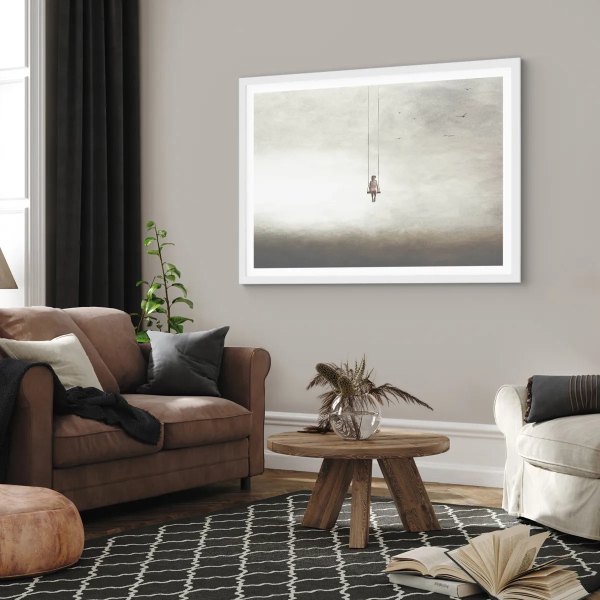 Poster in een witte lijst - Een kind in ons - 40x30 cm