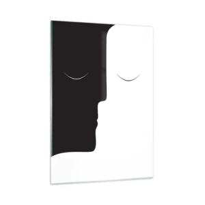 Schilderen op glas - Eenheid van tegenstellingen - 50x70 cm