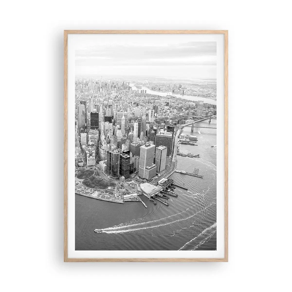 Een poster in een licht eiken lijst - Hoe niet lief te hebben? - 70x100 cm