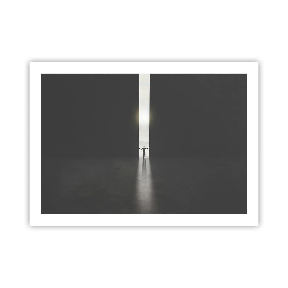 Poster - Een stap naar een mooie toekomst - 70x50 cm