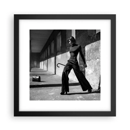 Poster in een zwarte lijst - Stedelijke elegantie - 30x30 cm