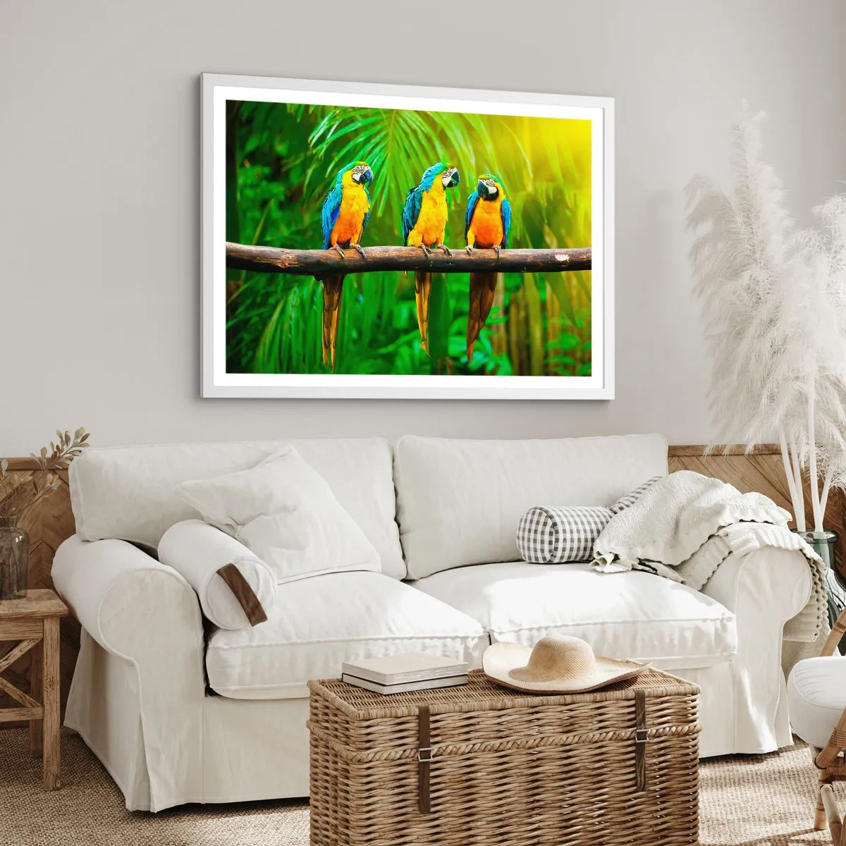 Poster in een witte lijst - En heb je gehoord dat ze...? - 91x61 cm