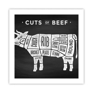 Poster - Slagers ABC - 50x50 cm