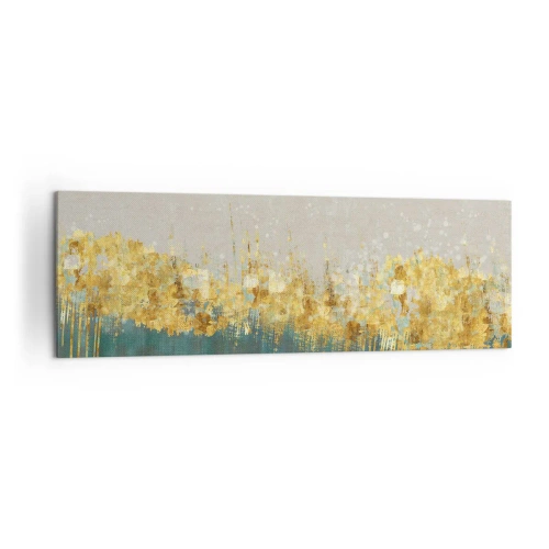 Schilderen op canvas - De gouden rand - 160x50 cm