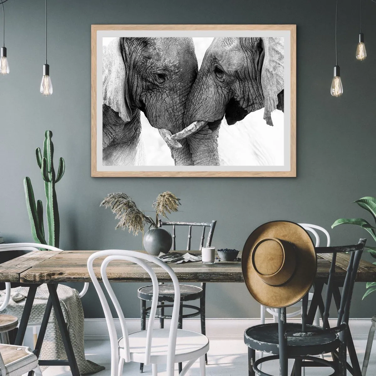 Een poster in een licht eiken lijst - Oprechte bekentenis - 91x61 cm