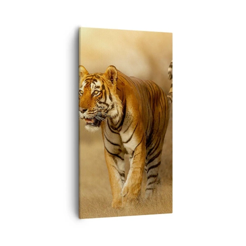 Schilderen op canvas - Voor de aanval - 55x100 cm