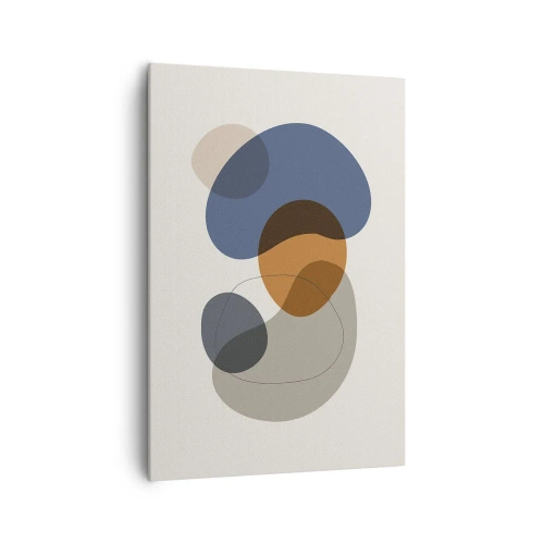 Schilderen op canvas - Kleur druppels - 70x100 cm