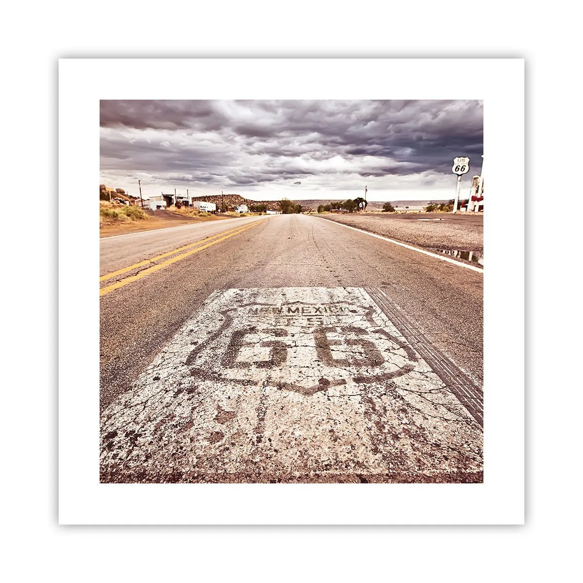 Poster - Mother Road - een Amerikaanse legende - 40x40 cm