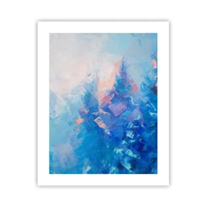 Poster - Winter abstractie - 40x50 cm