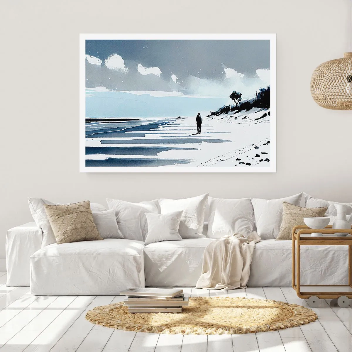 Poster - Alleen - 91x61 cm