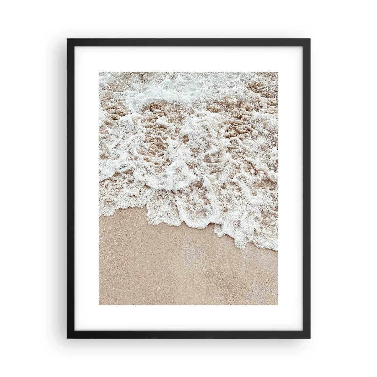 Poster in een zwarte lijst - Ben zo terug - 40x50 cm