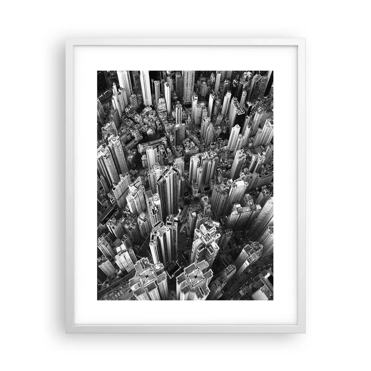 Poster in een witte lijst - Nog steeds hoger en hoger - 40x50 cm