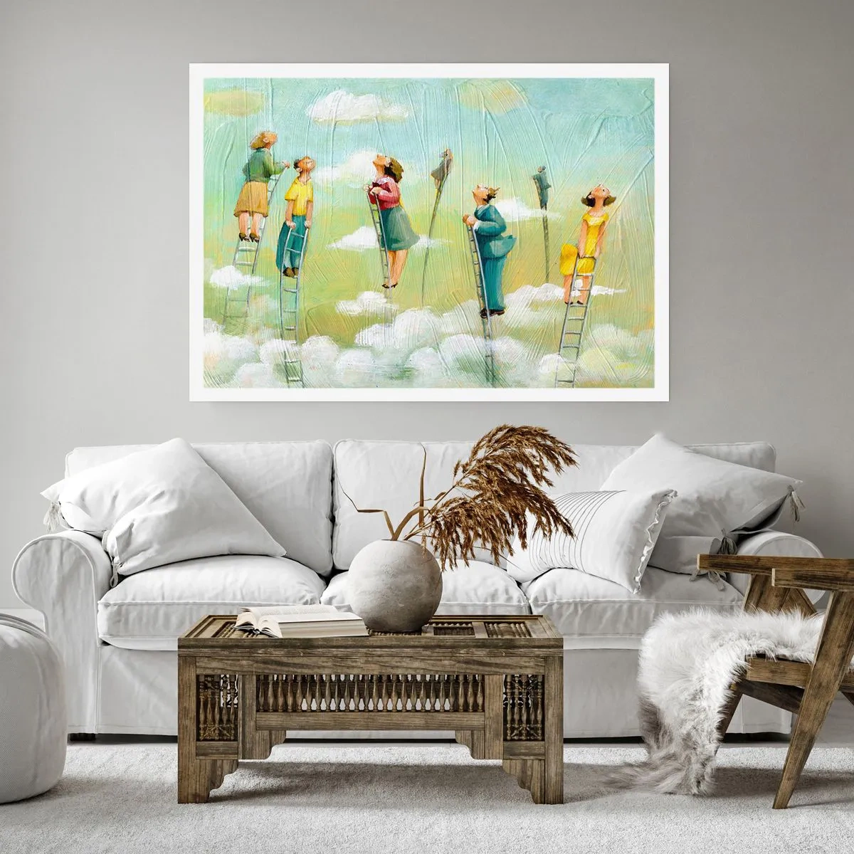 Poster - Achter je droom - 70x50 cm