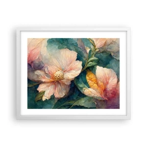 Poster in een witte lijst - Gewoon subtiliteit - 50x40 cm