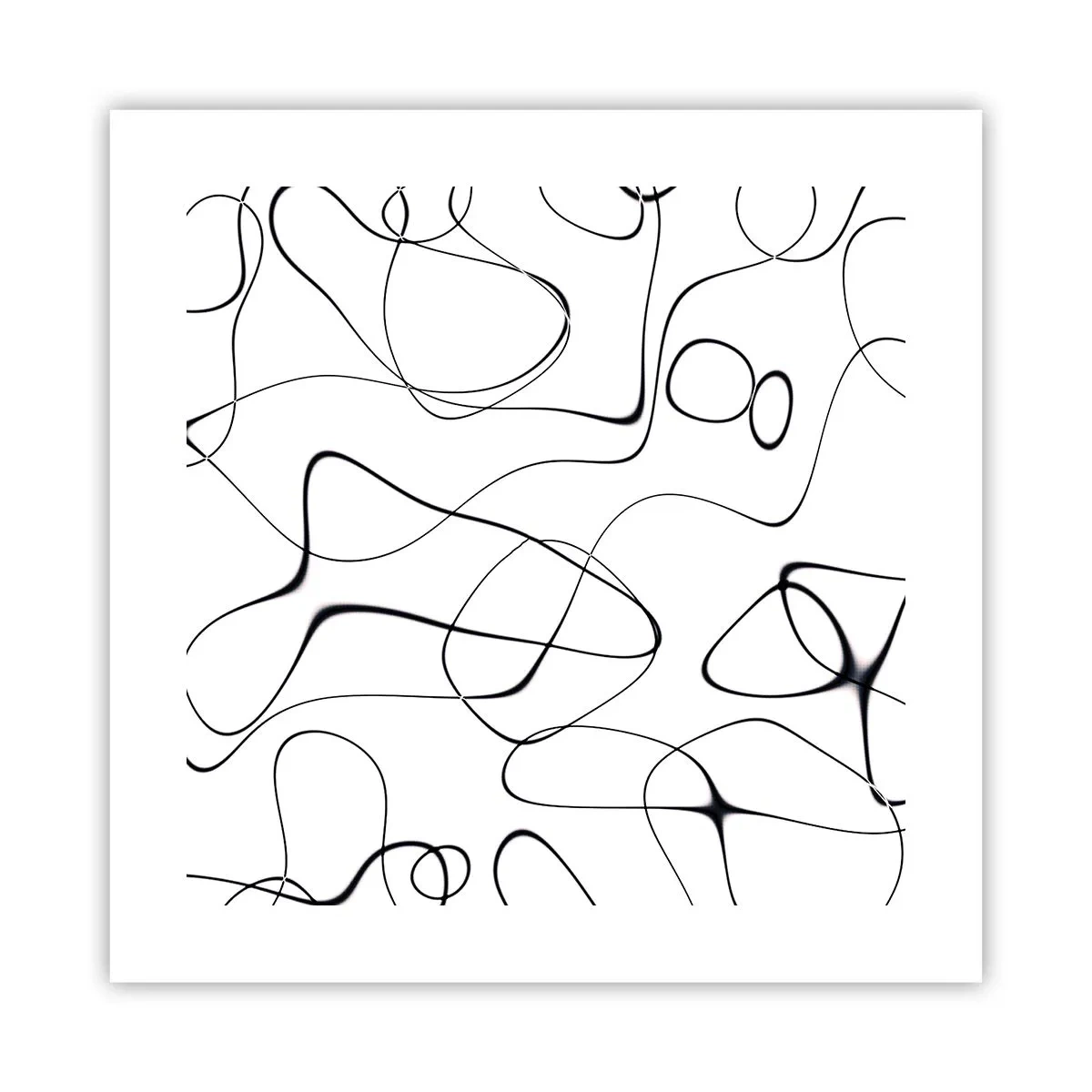 Poster - Levenspaden, wisselvalligheden - 40x40 cm