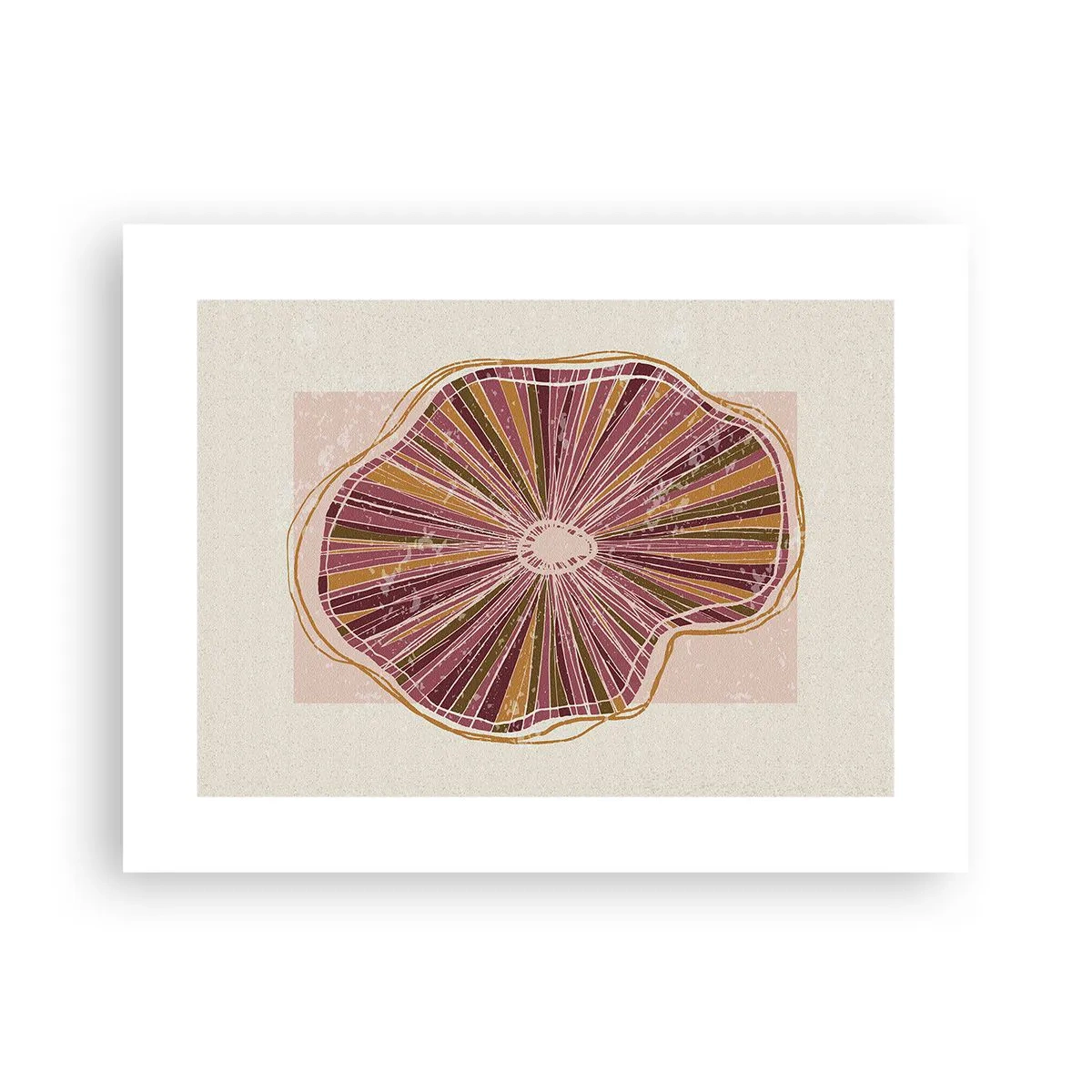 Poster - Stralende abstractie - 40x30 cm
