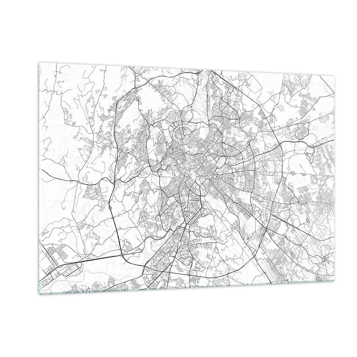 Schilderen op glas - Romeinse cirkel - 120x80 cm