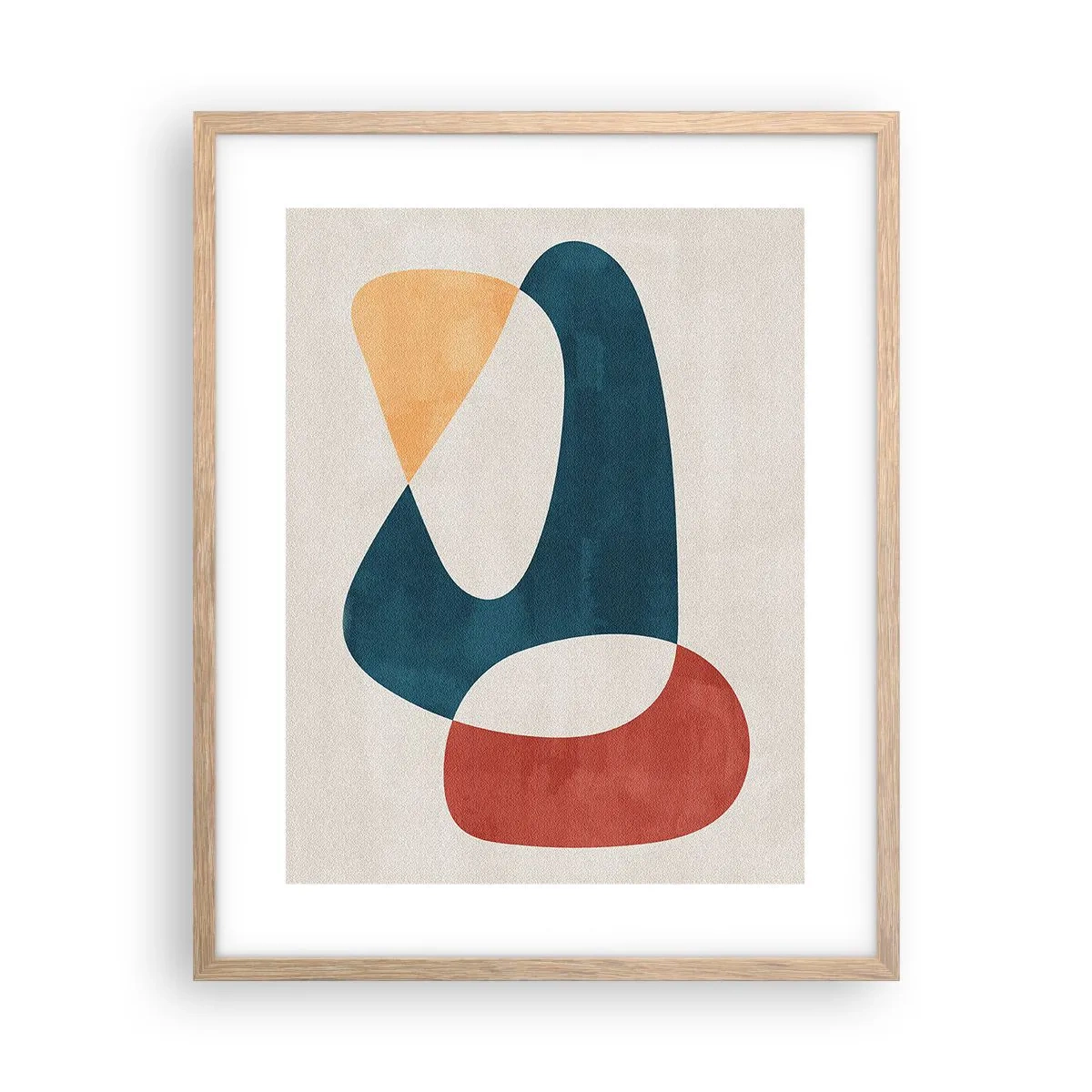 Een poster in een licht eiken lijst - Invloeden en metamorfoses - 40x50 cm