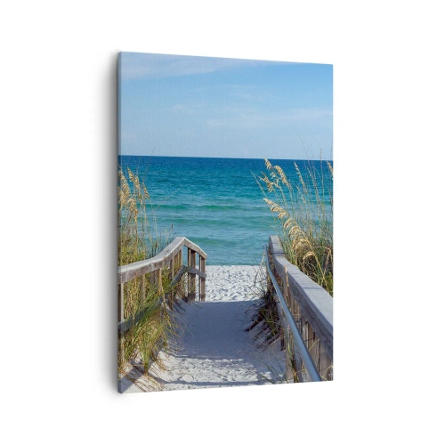 Schilderen op canvas - In de zon, in de wind - 50x70 cm