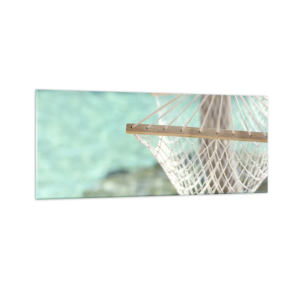 Schilderen op glas - Tijd om te ontspannen - 100x40 cm