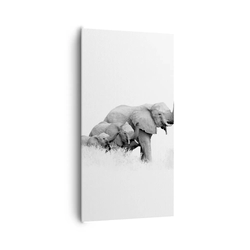 Schilderen op canvas - Een twee drie - 65x120 cm