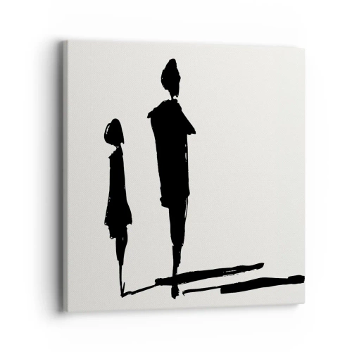 Schilderen op canvas - Zeker samen? - 40x40 cm