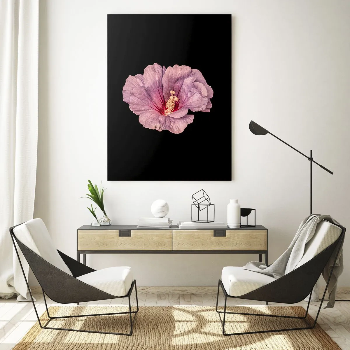 Schilderen op glas - Recht in het hart - 50x70 cm