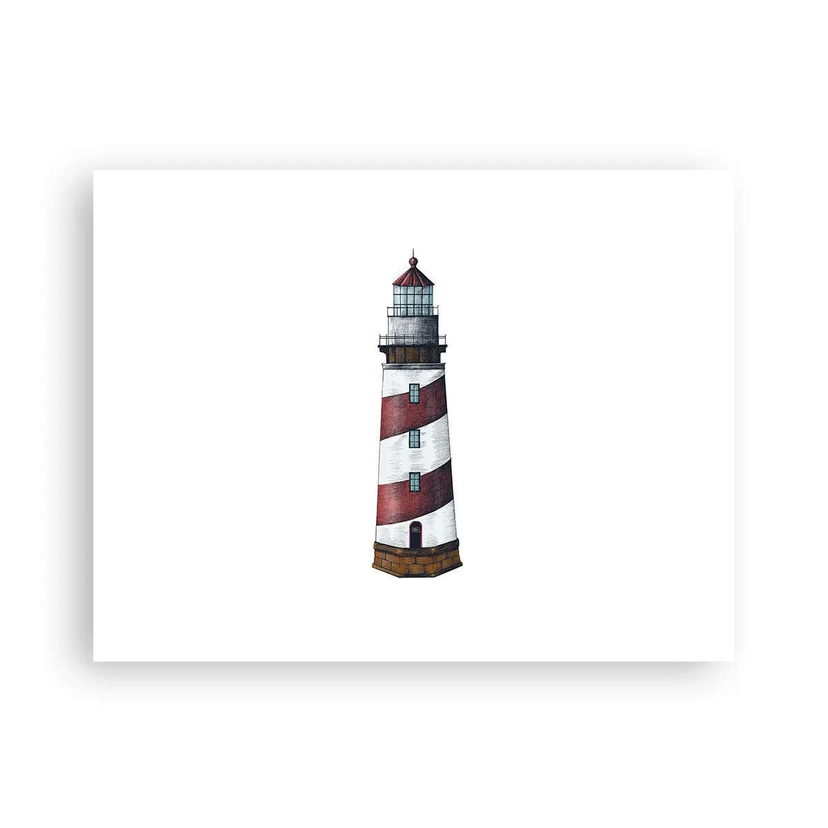 Poster - Altijd op zijn hoede - 40x30 cm