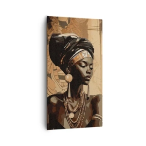 Schilderen op canvas - Afrikaanse majesteit - 55x100 cm
