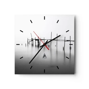 Wandklok - Klok - Wat als er geen wereld is? - 40x40 cm