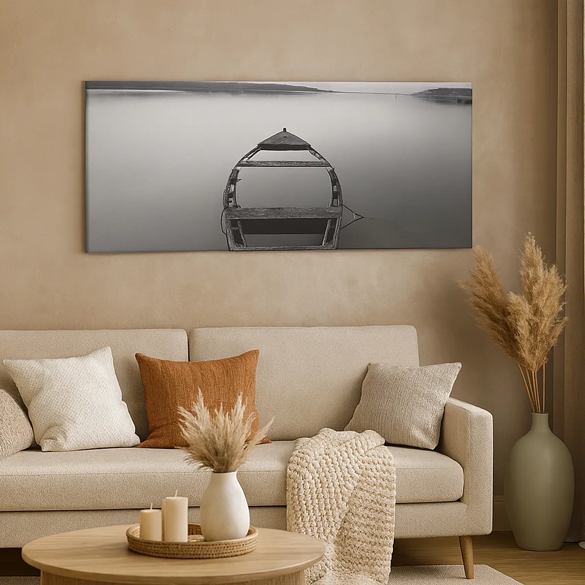 Schilderen op canvas - Verlangen en melancholie - 30x30 cm