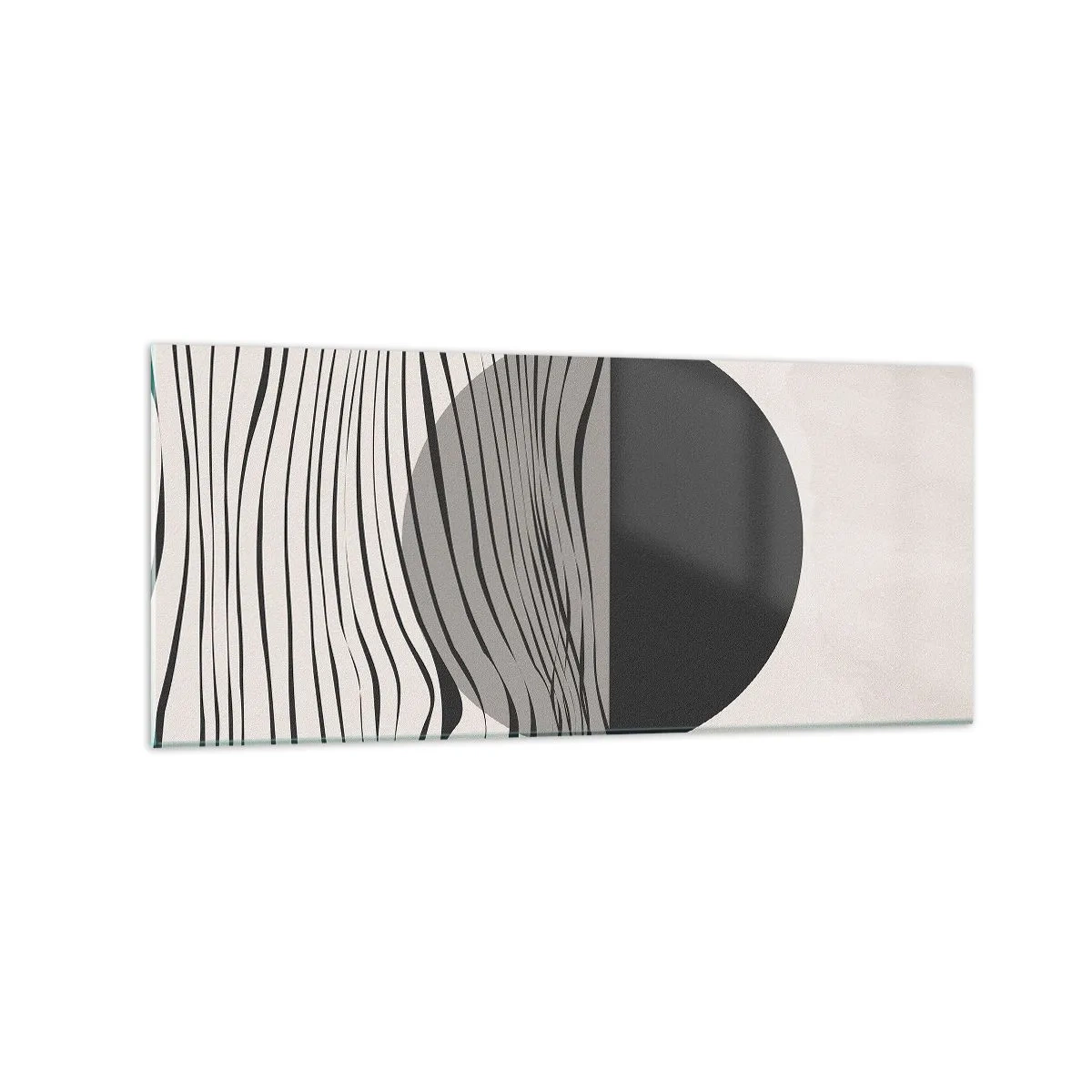Schilderen op glas - Halve compositie - 120x50 cm