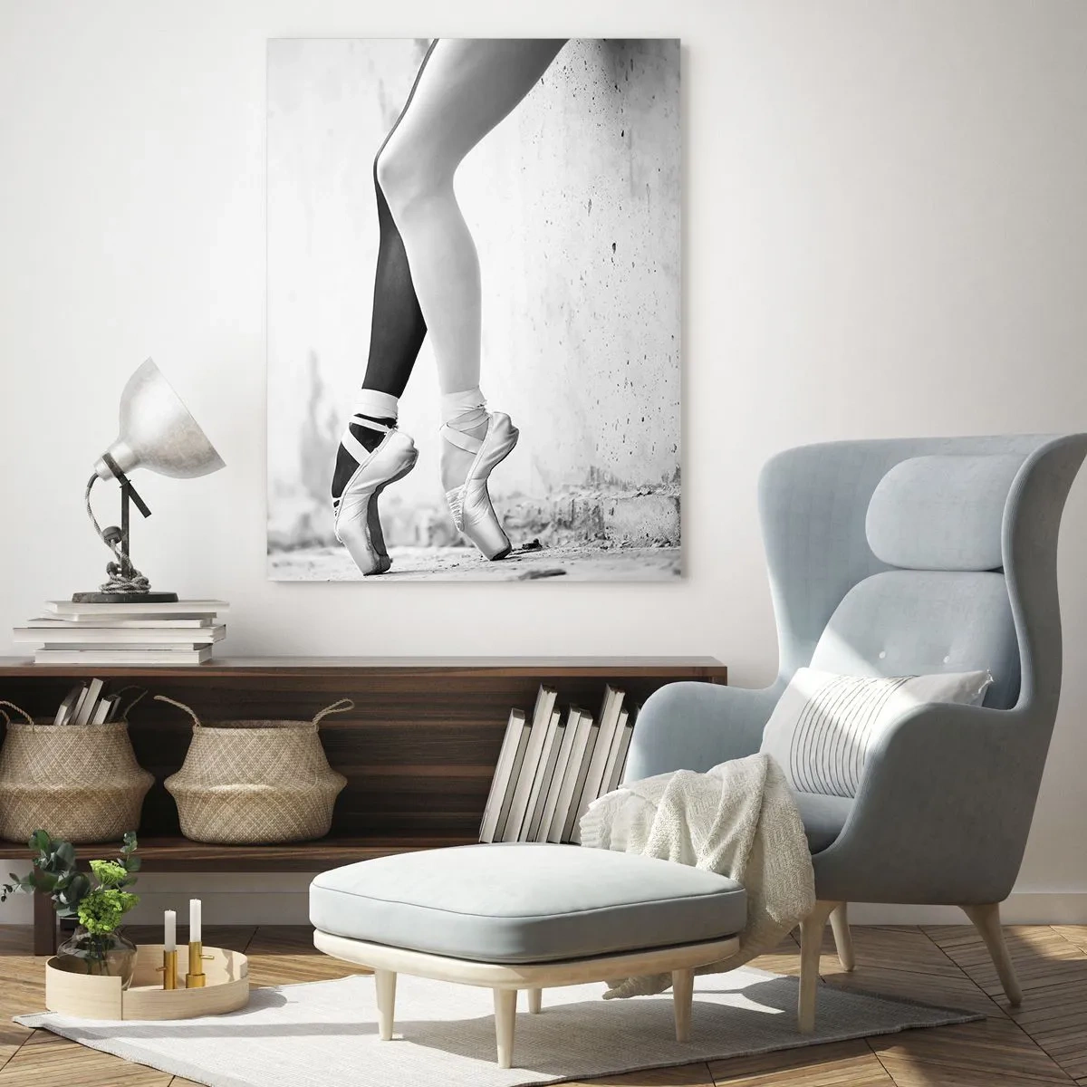 Schilderen op glas - Ballerina, voila! - 50x70 cm