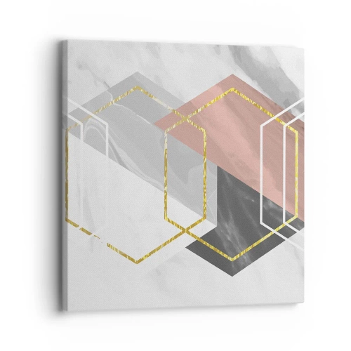 Schilderen op canvas - Keten samenstelling - 30x30 cm