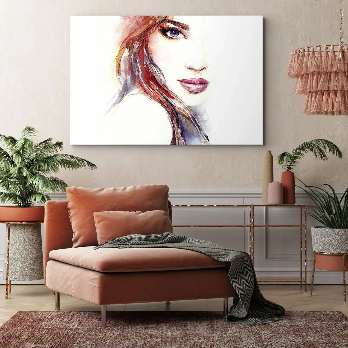 Schilderen op canvas - Vademecum - volg mij - 120x80 cm