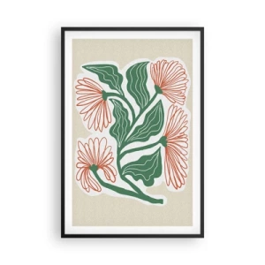 Poster in een zwarte lijst - Folk en modern - 61x91 cm