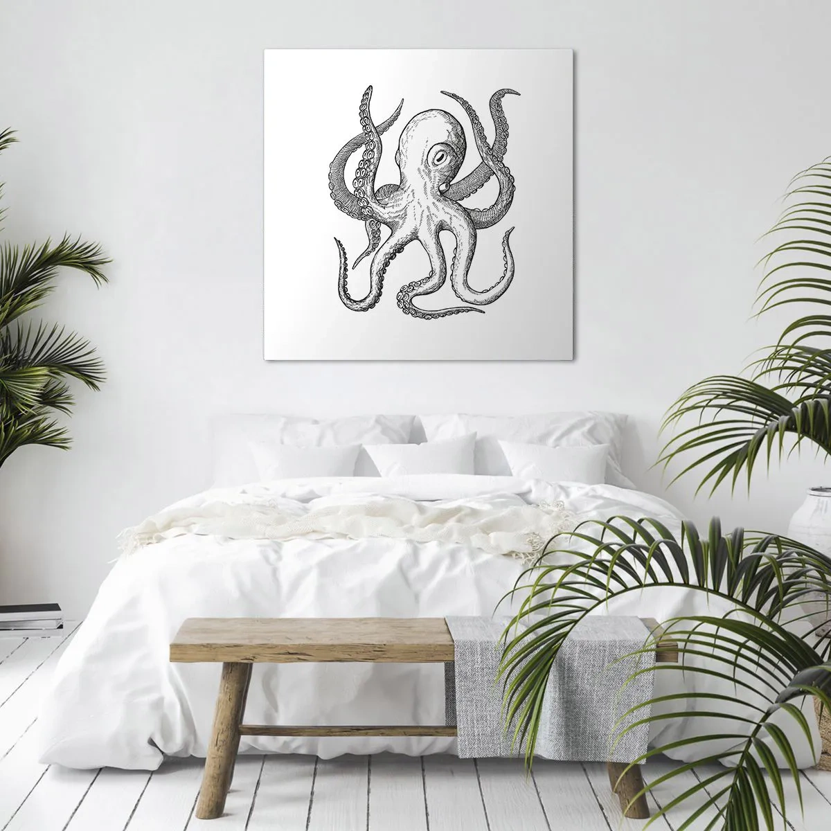 Schilderen op canvas - Dansend met de golven - 60x60 cm