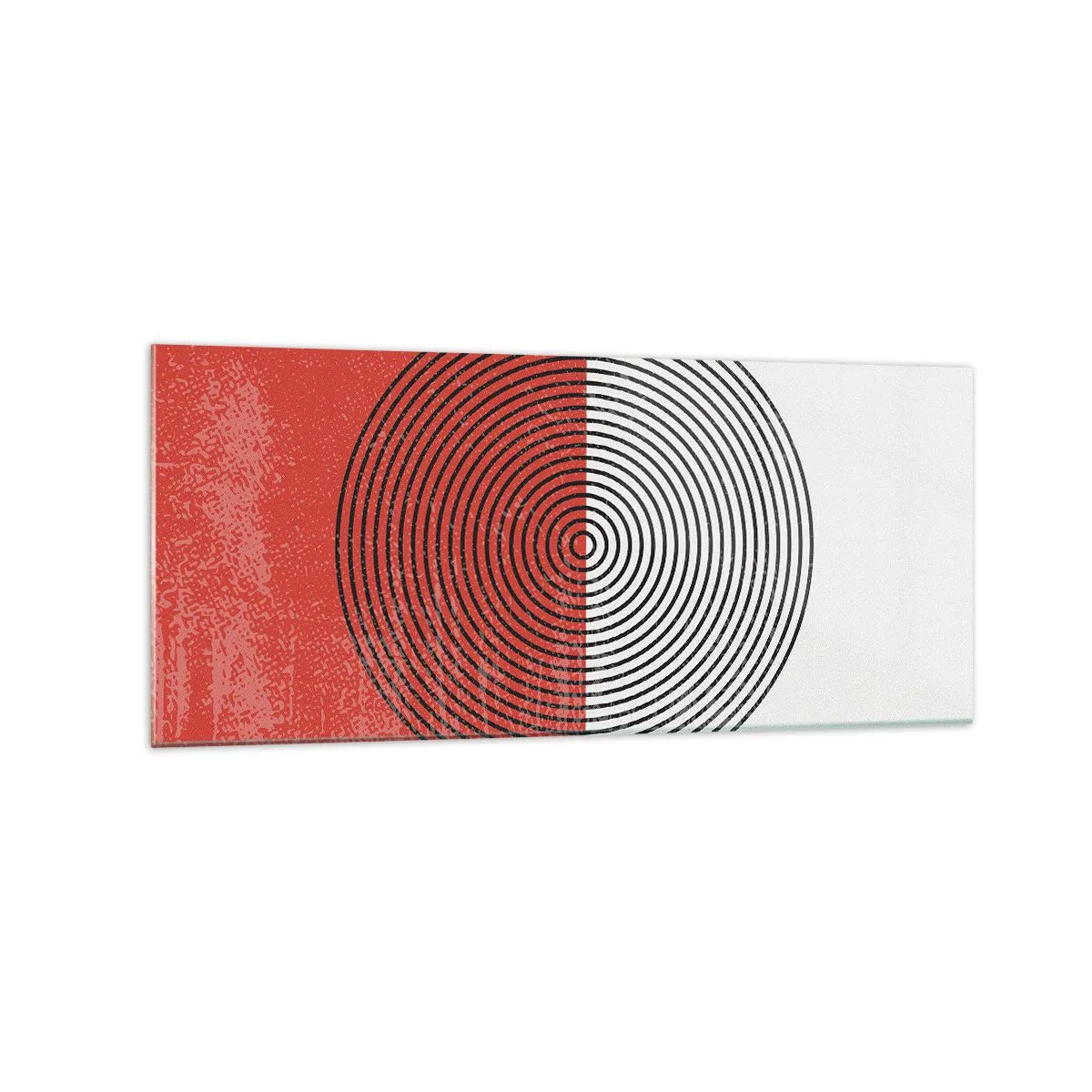 Schilderen op glas - Op de kop geslagen - 120x50 cm