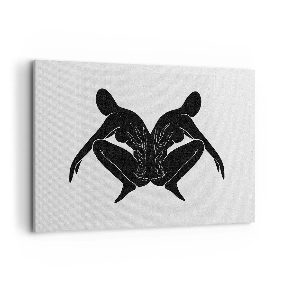 Schilderen op canvas - Een gemeenschappelijke ziel - 120x80 cm