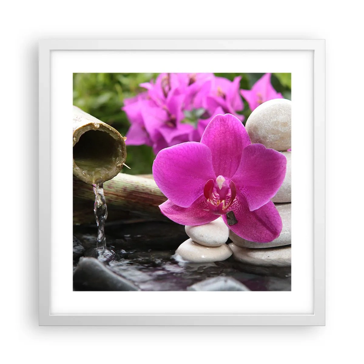 Poster in een witte lijst - Je bent al aan het rusten - 40x40 cm