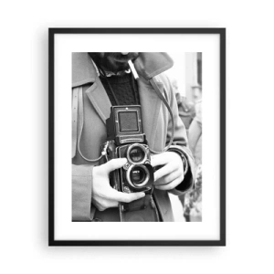 Poster in een zwarte lijst - Retro stijl - 40x50 cm