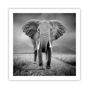Poster - De gastheer heet je welkom - 60x60 cm