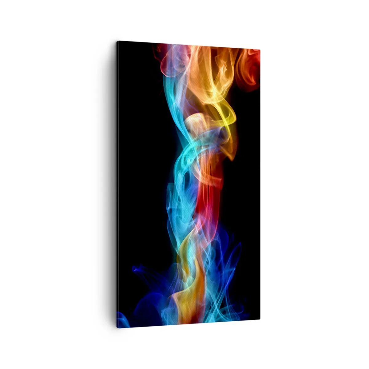 Schilderen op canvas - Regenboogdans van nevels - 45x80 cm