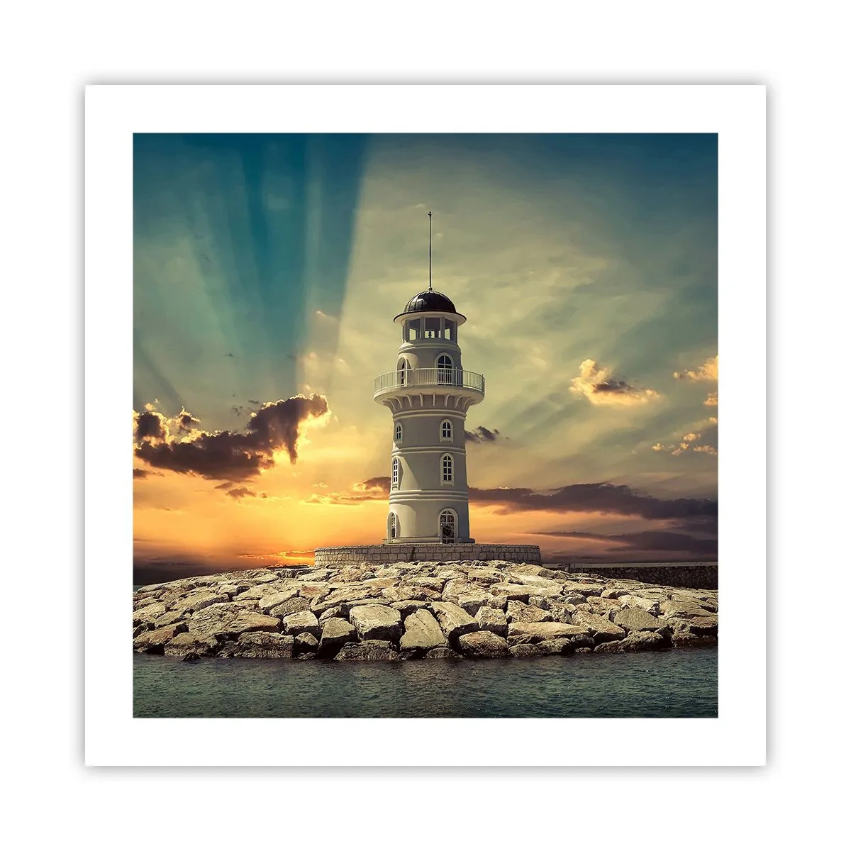 Poster - Licht - Goed - Schoonheid - 50x50 cm