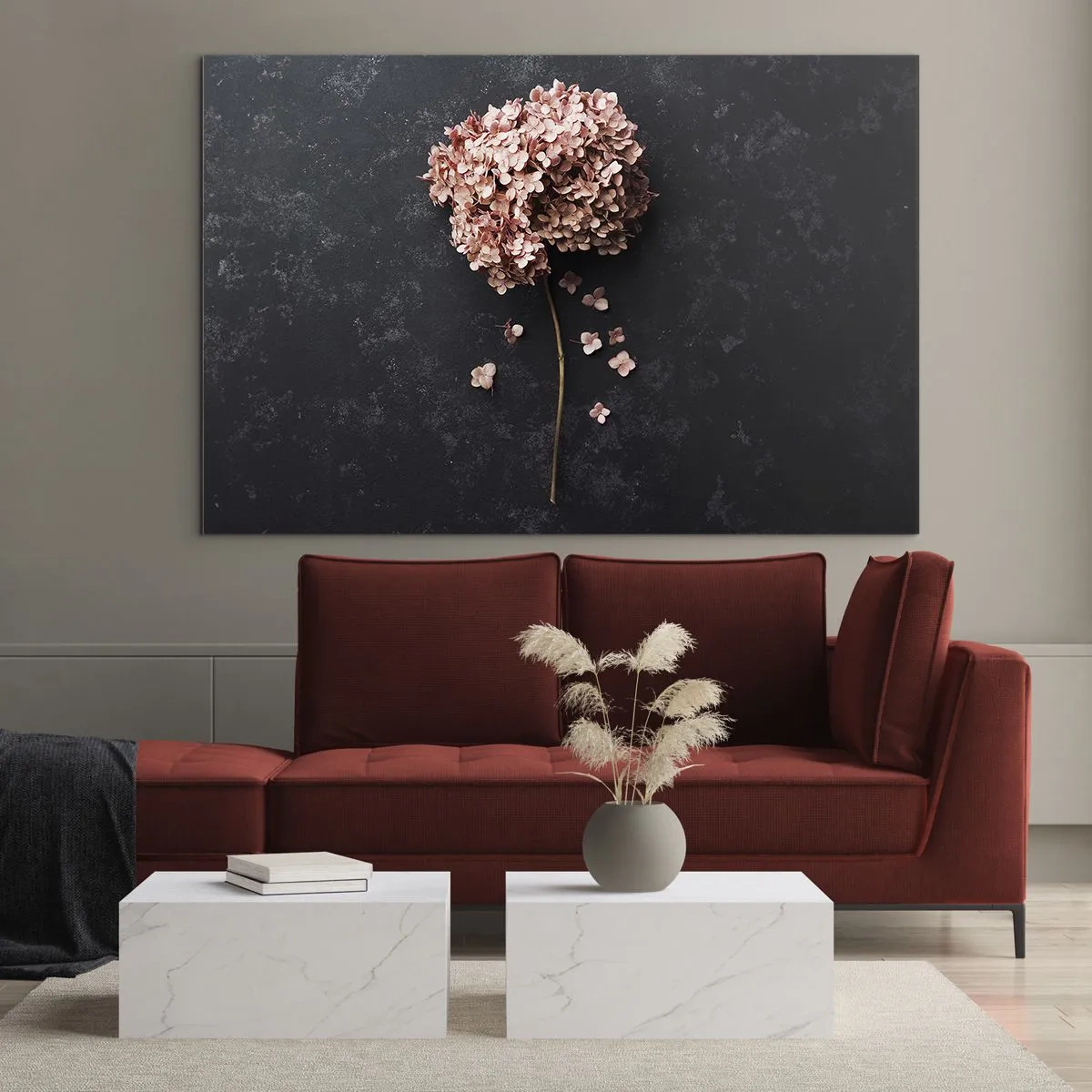 Schilderen op glas - Een echt romantisch teken - 120x80 cm