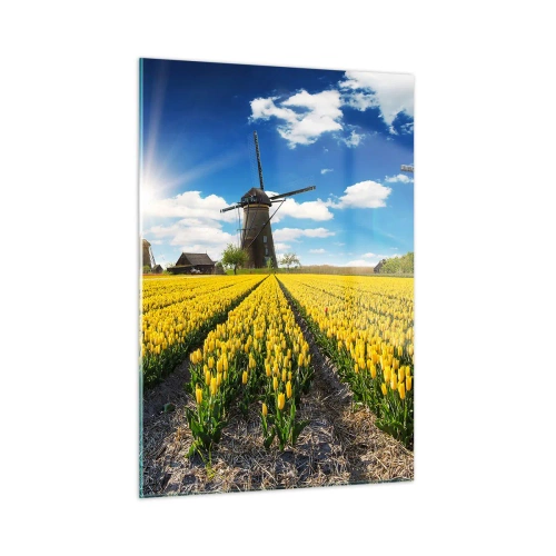 Schilderen op glas - Hollandser kan het niet - 50x70 cm