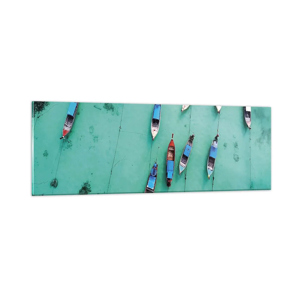 Schilderen op glas - In blijde verwachting - 90x30 cm